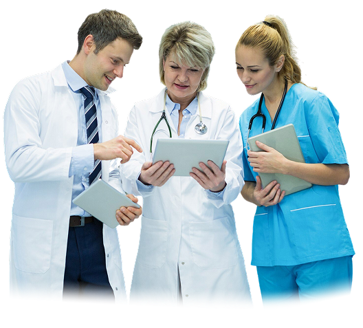 Hospital team using CareSuite